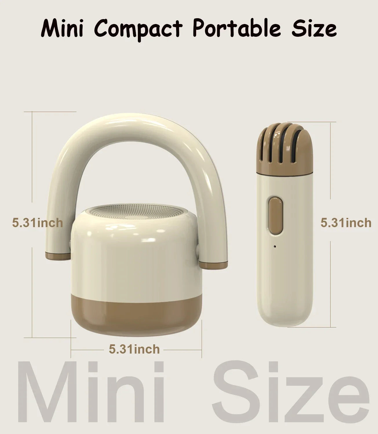 Karaoke Machine Mini Bluetooth Speaker With 2 Wireless Microphones, Holiday Gift 2025 Family Party Fun