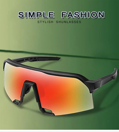 Lightweight unisex sports sunglasses – UV400 polycarbonate lenses, cycling, running, fishing
