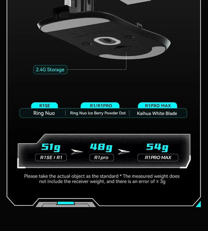 Gaming Mouse Wireless Lightweight Ambidextrous 26000 DPI