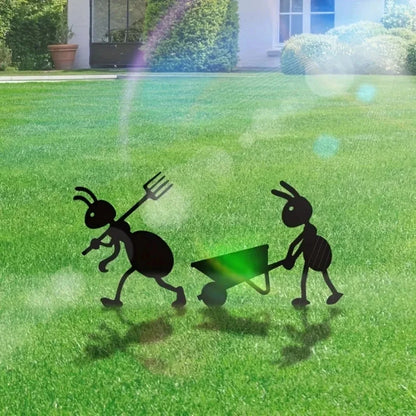 Decorazione da Giardino Formiche in Metallo Picchetti da Giardino Formiche Arte per Prato Cortile Virale su TikTok Regalo Estate 2026