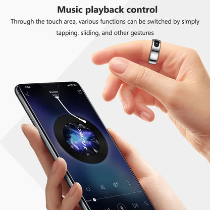 Smart Ring Heart Rate Blood Oxygen Monitor Sleep Tracker 5ATM Waterproof Camera Control Fall 2025 Viral Gift