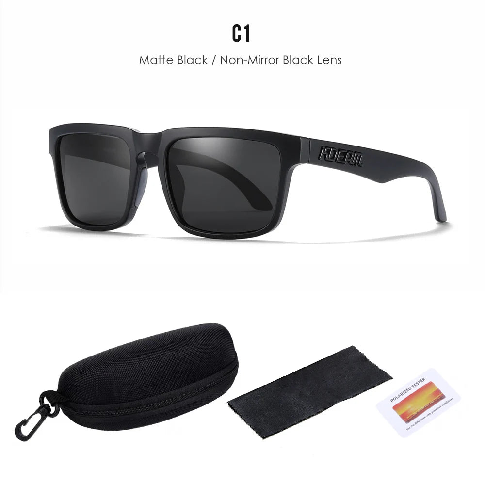 Lunettes de soleil polarisées unisexes pour l'extérieur tendance été 2026 Verres miroir légères Protection UV Idée cadeau