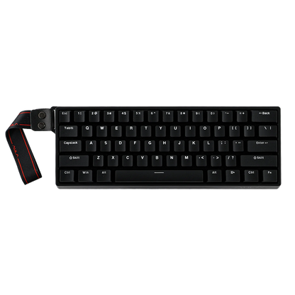 Teclado mecánico intercambiable en caliente del 60 por ciento aluminio RGB Hall