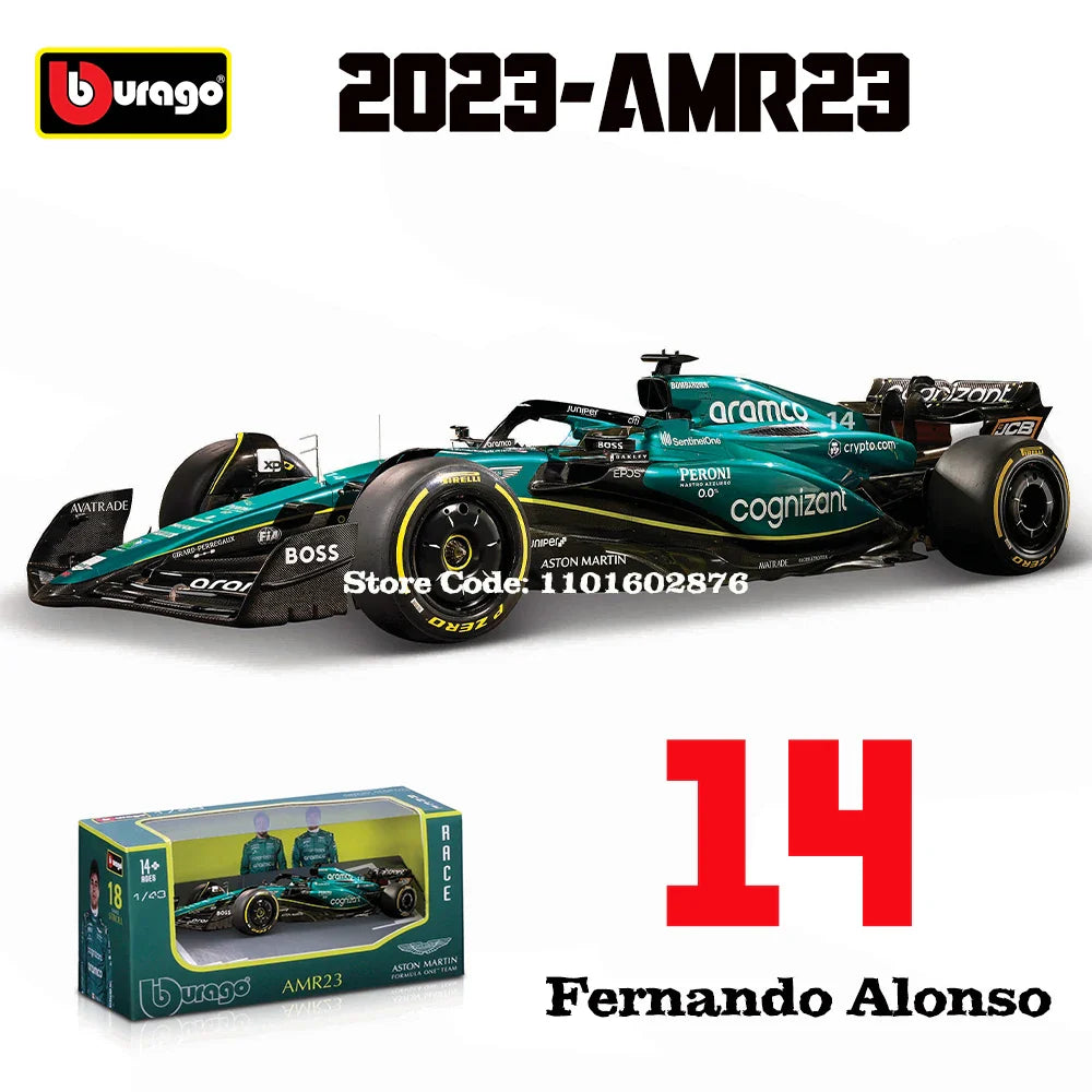 Die-Cast Car 1:43 Scale Formula One MCL60 Replica 2023 Collectible Display Model Fall 2025 Gift