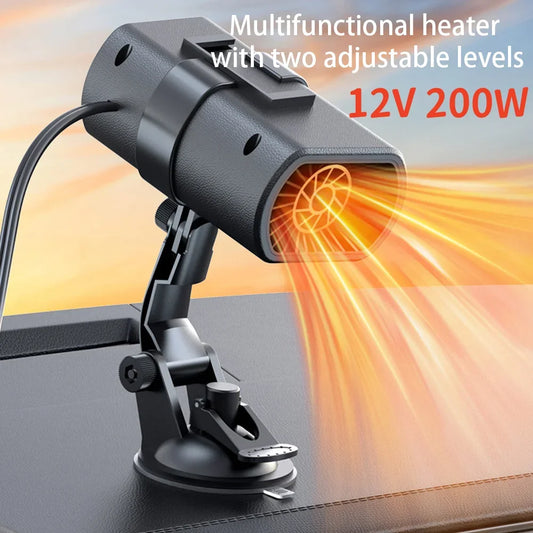 Car Heater Demister With Strong Suction Cup Defogger For Clear Windshield In Winter 2025