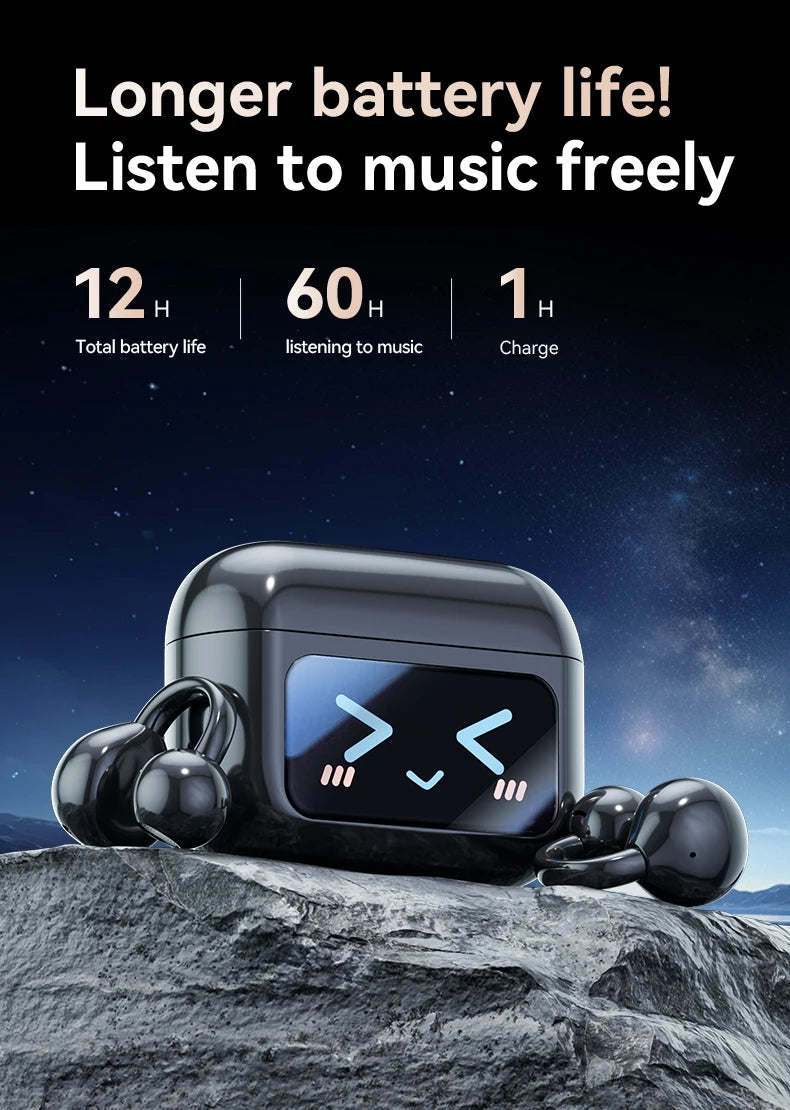 Wireless Translator Earbuds Touch Screen Case 144 Languages