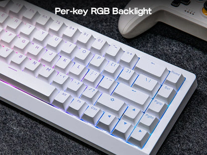 Teclado Mecánico Cableado Magnético al 65 Porciento con Retroiluminación RGB