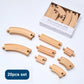 Beech Wood Train Track Set - DIY Assembly Toy for Kids Eco-Friendly