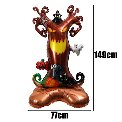 Halloween Luftballons Riesiger Folienaufsteller Partydekoration 2025