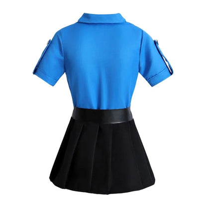 Verkleedjurk en playsuit voor meisjes als politieagent, Halloweenkostuum voor optredens en verkleedfeesten 2026