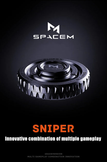 EDC Metall 3in1 Drückkarte Spinner Münze Stressabbaugerät