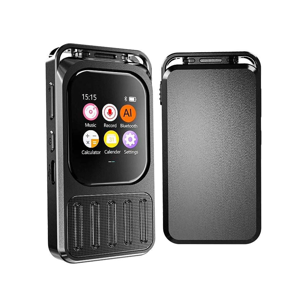 AI Voice Recorder Bluetooth Touchscreen 79H Battery 1200mAh