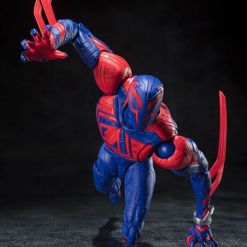 Spider-Man 2099 PVC Action Figur - Collectible Miles Morales dukke for fans, perfekt gave til barn og samlere