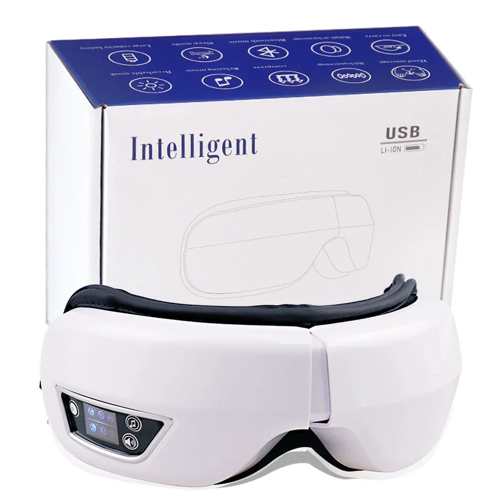 Eye Massager Medium Airbag Compression Bluetooth Music Sleep Aid AI Trending 2026 Wellness Gift