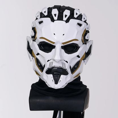 JAUPTO punk Witcher PVC-cosplaymasker voor het hele gezicht, hoogwaardig feestattribuut, Halloweenaccessoire 2026