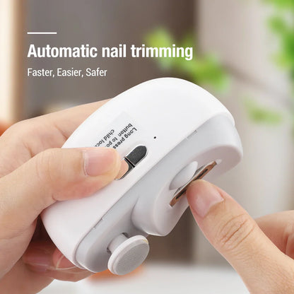 Elektrische Nagelknipser 2-in-1 Baby Maniküre Trimmer Spritzschutz Säuglings Nagelpfleger Neugeborenenpflege Sicher Herbst 2025