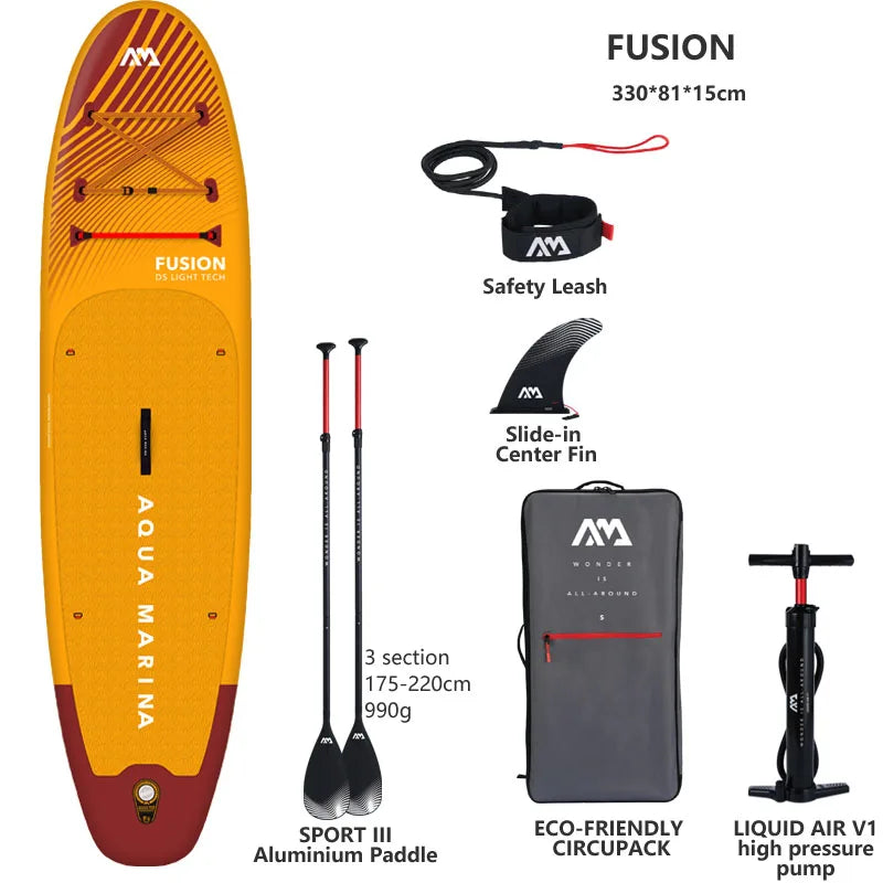 Variant image for Inflatable Stand Up Paddle Board 330x81x15cm with Complete Accessory Set for All Water Sports-4