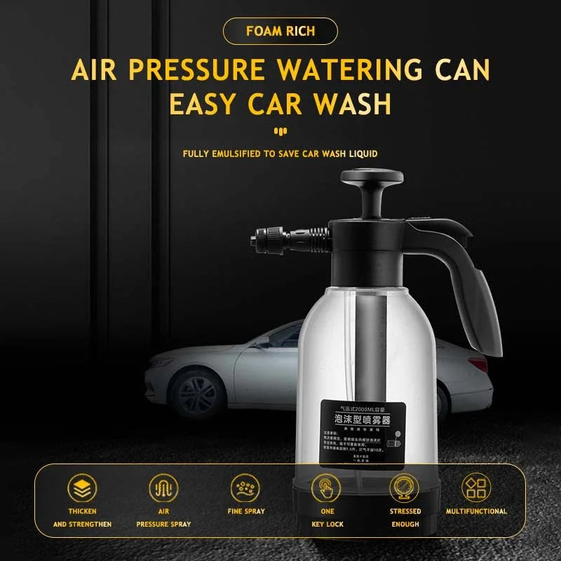 Car Wash Foam Sprayer Bottle Manual Air Pressure Gun