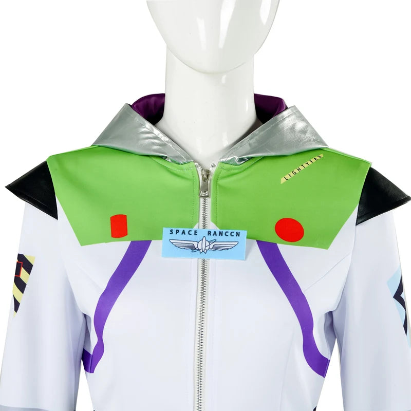 Buzz Lightyear Toy Story Disney-cosplaypak, jumpsuit met vleugels voor volwassenen, Halloweenfeest 2026
