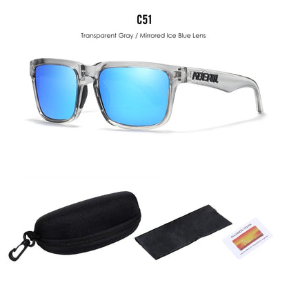 Lunettes de soleil polarisées unisexes pour l'extérieur tendance été 2026 Verres miroir légères Protection UV Idée cadeau
