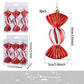 Festive Ice Cream & Candy Christmas Tree Ornaments - 2024 Holiday Home Decor for Parties and Celebrations