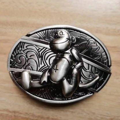 Outdoor Sports Versatile Men's Belt Buckle - Alloy, 7.6cm x 5.8cm, Durable & Stylish