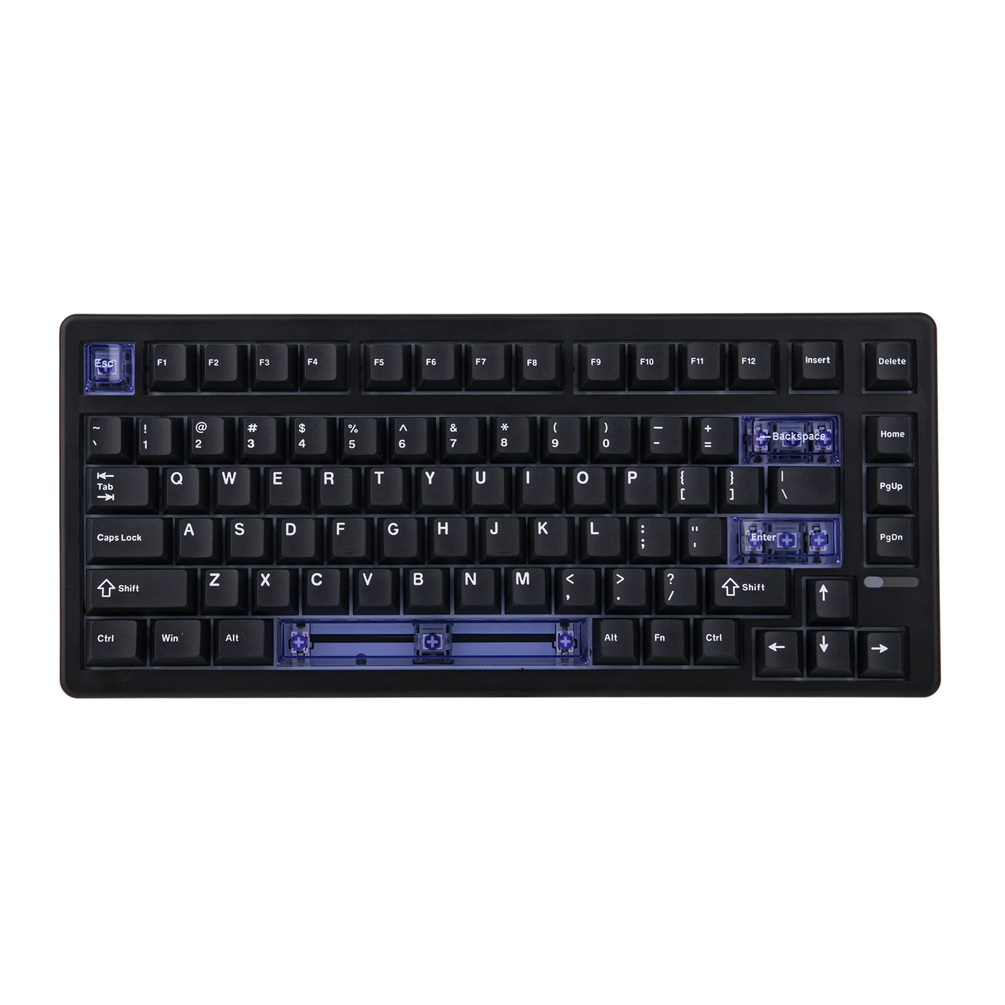 Teclado mecánico 75 por ciento Hot Swap montaje con junta cableado