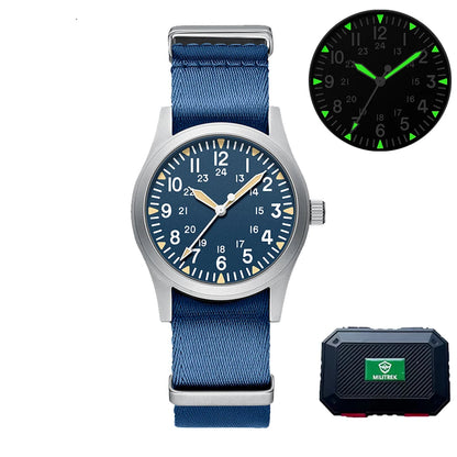 Militær Quartz Feltur 37mm Safir Efterår 2025