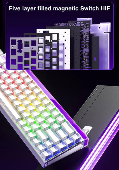 Mechanical Gaming Keyboard 68 Key RGB Compact Esports