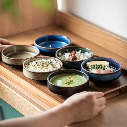 Ris Skål 4.5 Tommer Keramisk Japansk Skål Efterår 2025 Gave
