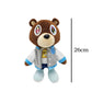 Kawaii Kanye West Dropout Bear Plush Toy - 26cm (10.2 inch) Soft Stuffed Teddy Bear for Graduation Decor, Unique Birthday Gift for Fans