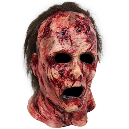 Scary Clown Silicone Full-Head Cosplay Mask Funny Masquerade Headgear for Adults 2026