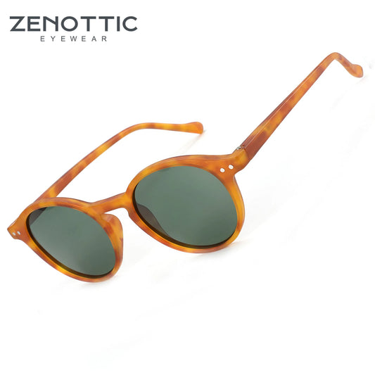 Occhiali da sole polarizzati rotondi retrò unisex tendenza estate 2026 protezione UV400