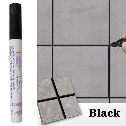 Waterproof Grout Pen Tile Marker Permanent Seam Repair Bathroom Kitchen Floor Wall