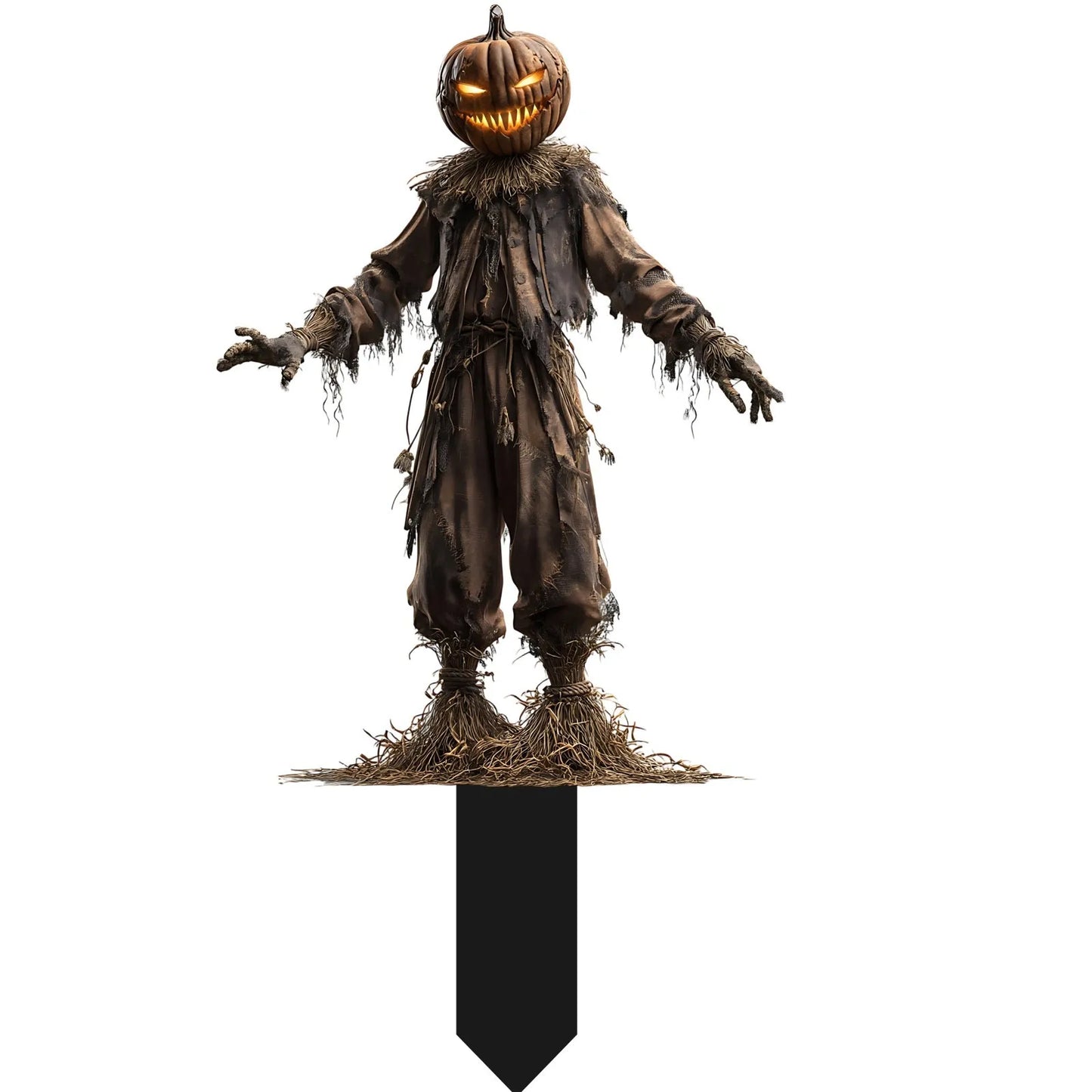 Halloween Havepæle Plastik Uhyggelige Tegneserie Havepynt Efterår 2025 Udendørs Gårdhave Dekoration Let Opsætning