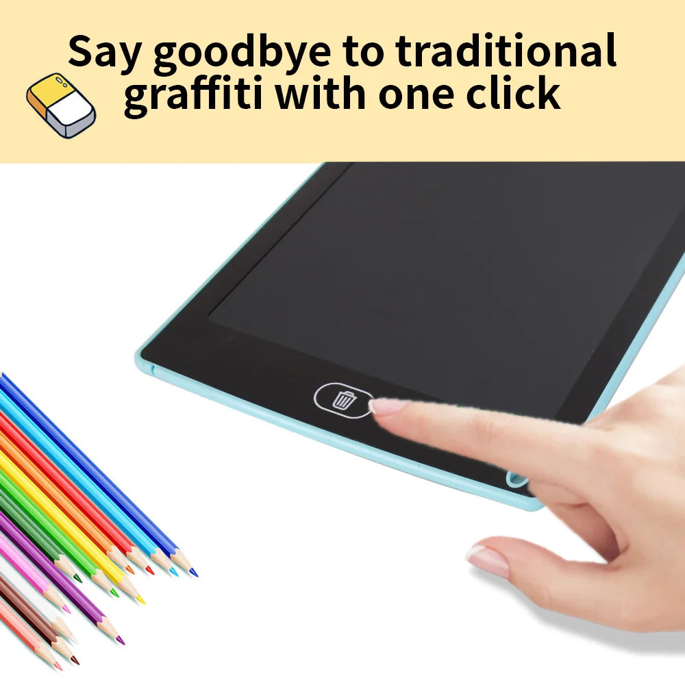 8.5-inch LCD Drawing Tablet for Kids - Colorful Sketchpad and Handwriting Board, Magic Graffiti Pad Gift