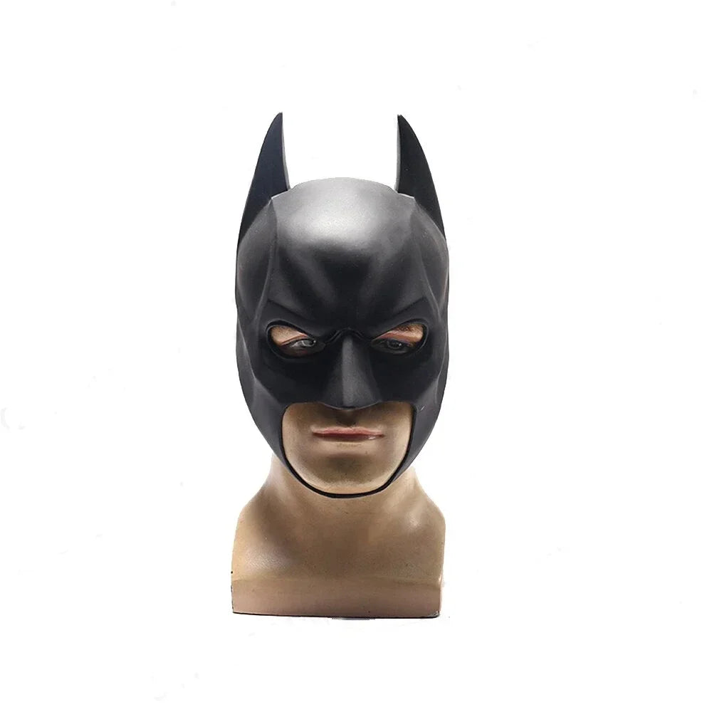 Batman Bat cosplayhoofdbedekking en -masker van rubberlatex voor heren en volwassenen, Halloweenavond-dansfeest 2026