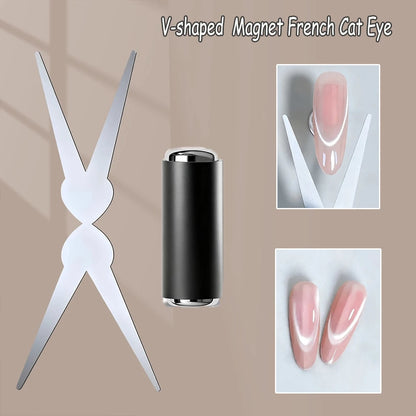 Cat Eye Nail Magnet Double Headed Magnetic Pen Tool For Precise Nail Art Design TikTok Viral Fall 2026
