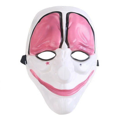 Halloween Maske Payday 2 Klovn Fullt Ansikt PVC Cosplay