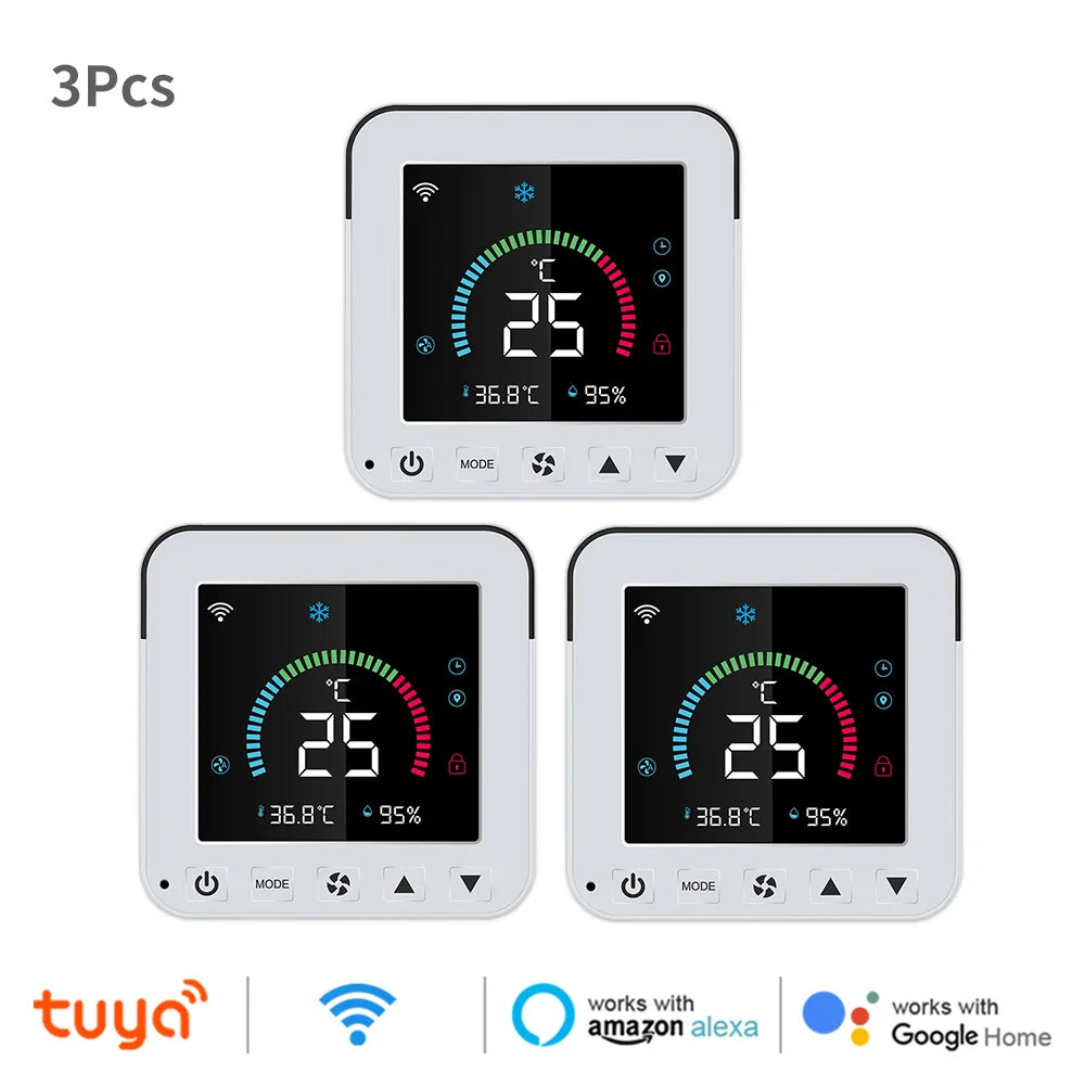 Slimme thermostaat WiFi infraroodcontroller voor airconditioner temperatuur- en vochtigheidsmonitor herfst 2025 huisautomatisering