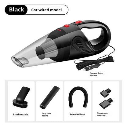 Aspirapolvere Portatile Wired ad Alta Potenza - Ricarica USB, Uso Doppio Secco/Bagnato