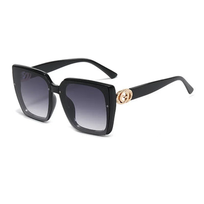 Store Ramme Firkantede Solbriller Kvinder Designer UV400 Rejse Eyewear Udendørs Mode
