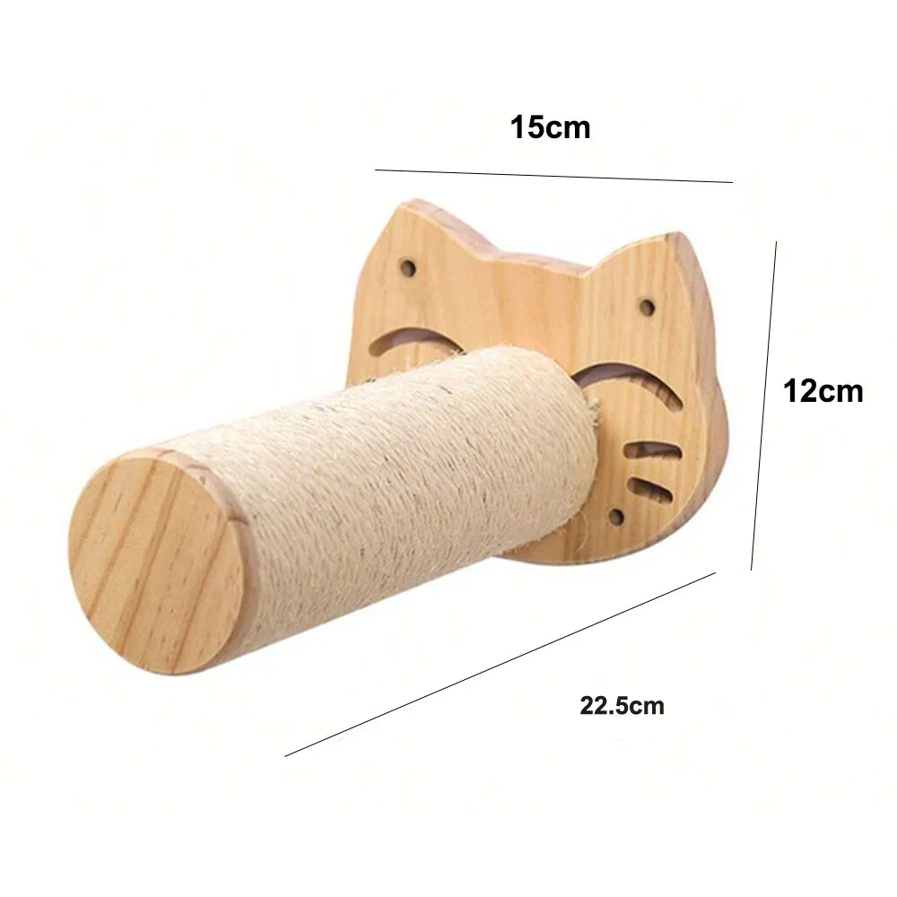 Cat Tree Wall Mounted Hammock Set Vertical Climbing Cat Furniture Fall 2025 Space Saving Scratching Playground