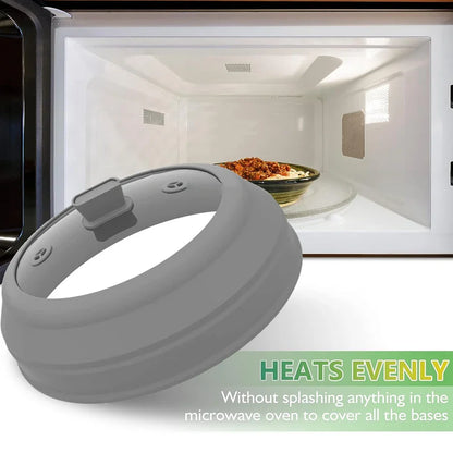 Microwave Splatter Cover 10.5 Inch Foldable Silicone Plate Cover Kitchen Essential Fall 2025 Steam Venting Easy Clean