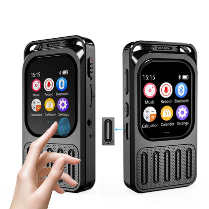 AI Voice Recorder Bluetooth Touchscreen 79H Battery 1200mAh