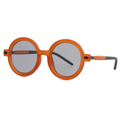 Gafas de sol redondas retro de moda para hombres y mujeres, gafas de diseñador vintage y modernas.