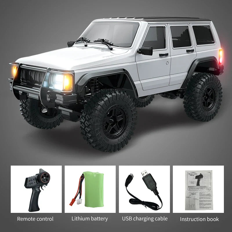 RC Car 1/18 Scale 4WD Off Road Crawler Toy Remote Control 2.4G With 40 Minute Run Time Fall 2025 Gift