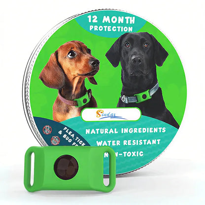Natural Extract Pet Flea & Tick Repellent Collar Tag Dogs Cats All Seasons Safe Wearable