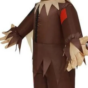 Opblaasbaar Halloween-cosplaykostuum als vogelverschrikker, themafeest met een kwaadaardig horrorthema, outfit voor optredens voor volwassenen 2026