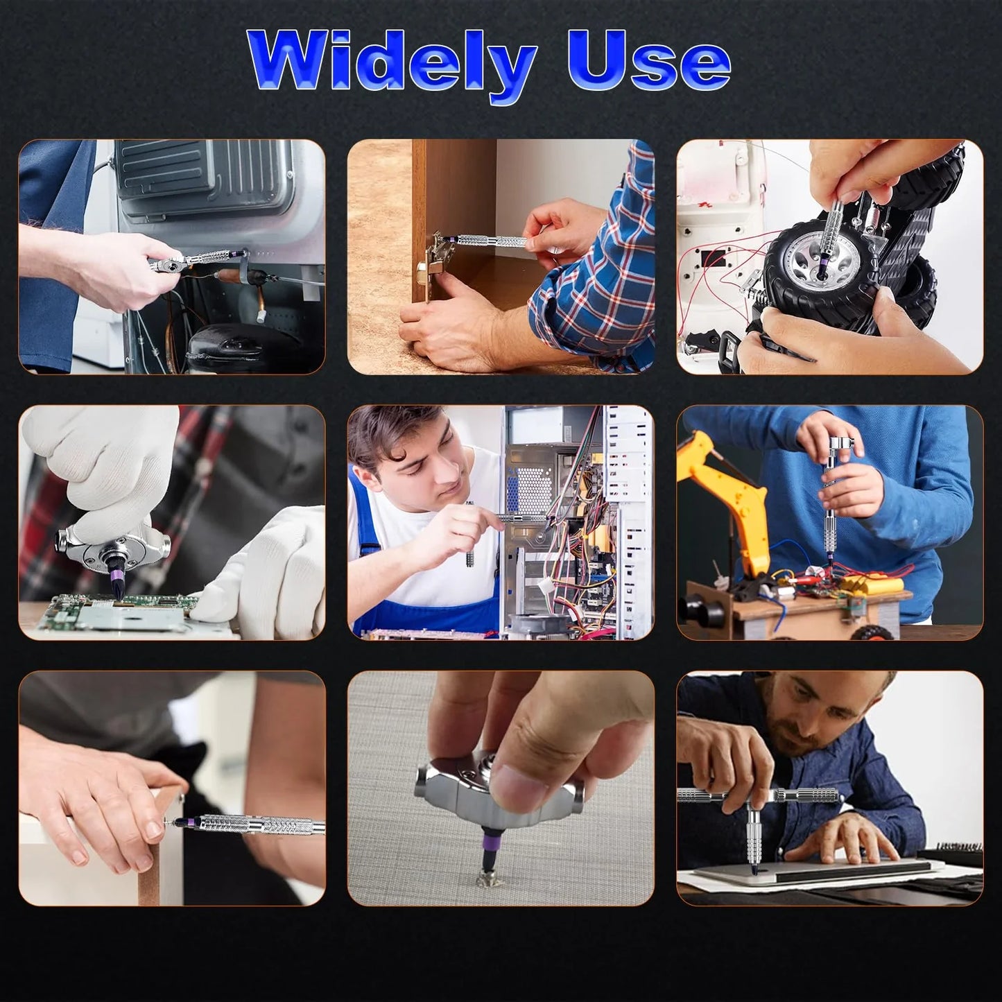 Skrutrekkerbitssett Magnetisk Design Multi Bit Reparasjonssett For Gjør-Det-Selv Prosjekter Høst 2025 Gaveidé